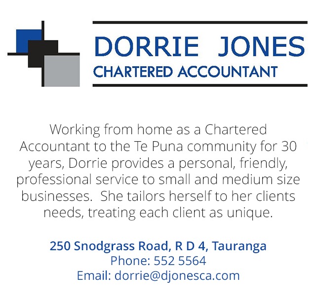 Dorrie Jones - Te Puna Primary School - May 24